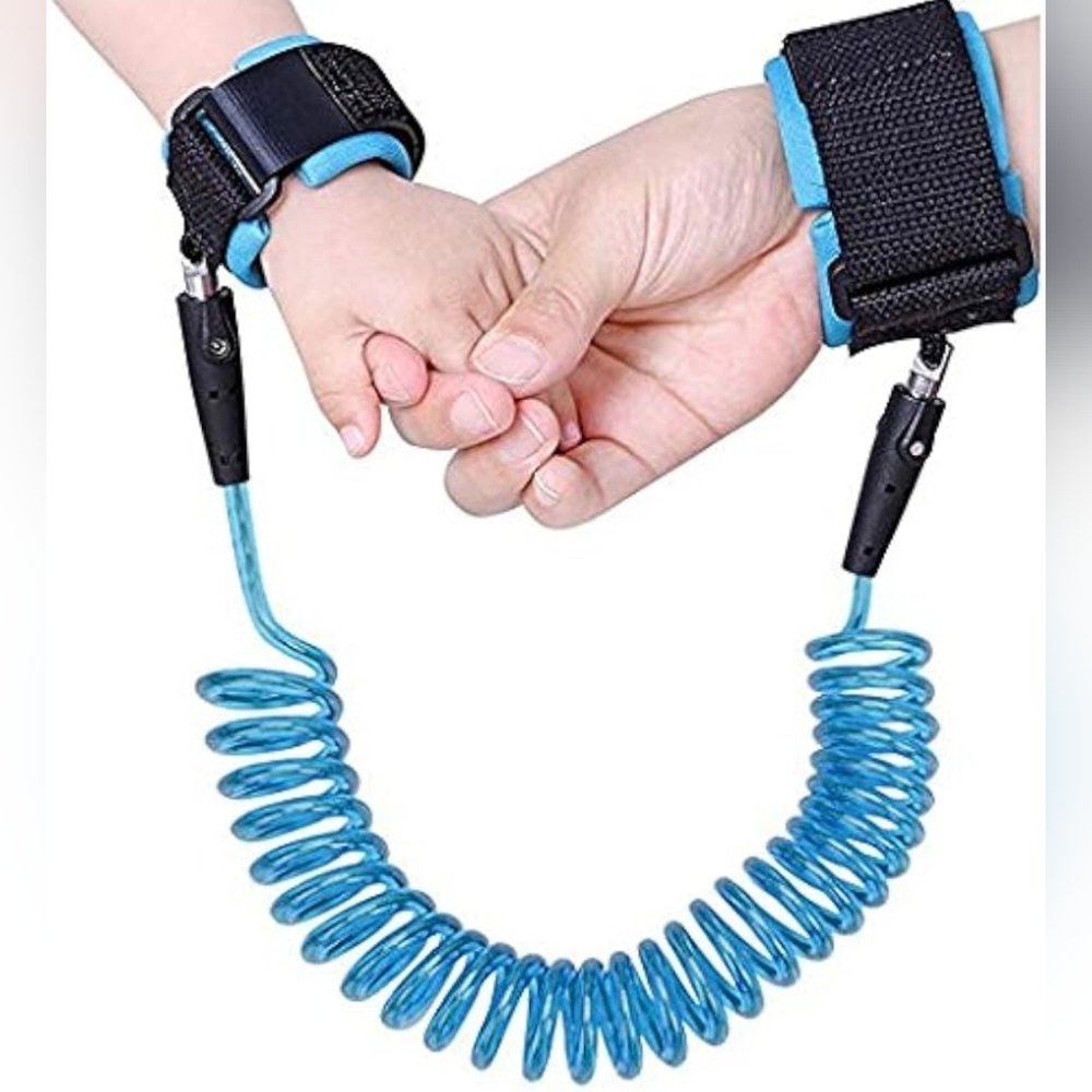 Anti-lost Wrist Link Child Strap 2 Pack in Blue